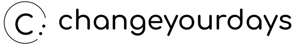 changeyourdays high res logo transparent black
