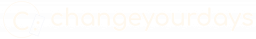 changeyourdays high res logo transparent white