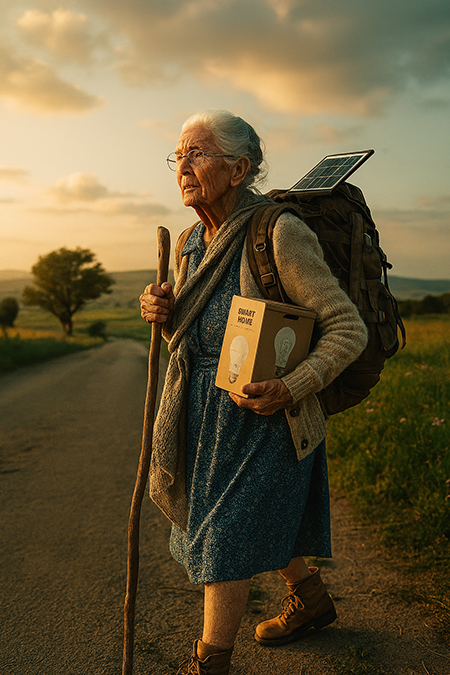 grandma on a smart home journey