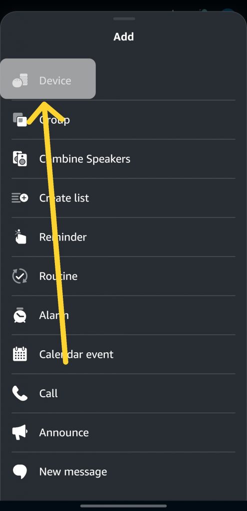 Step 2.3: Add your light to Alexa screenshot amazon alexa - 004